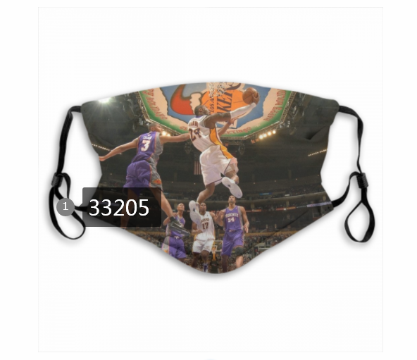 2021 NBA Los Angeles Lakers #24 kobe bryant 33205 Dust mask with filter->nba dust mask->Sports Accessory